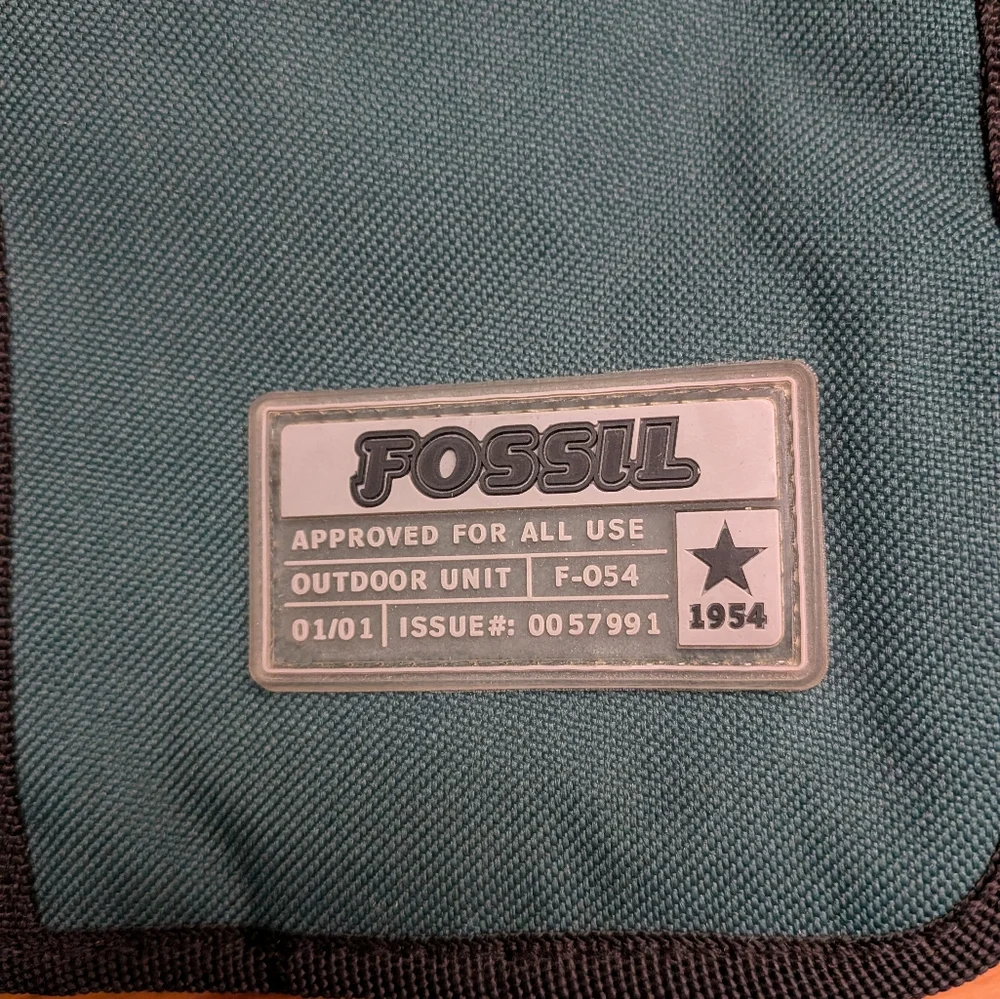 Fossil Y2K Dark Green Messenger Bag